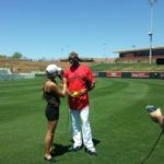 Larry Fitzgerald Double Play Celebrity Softball Game